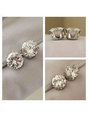 Crystal Stud Earrings #0390